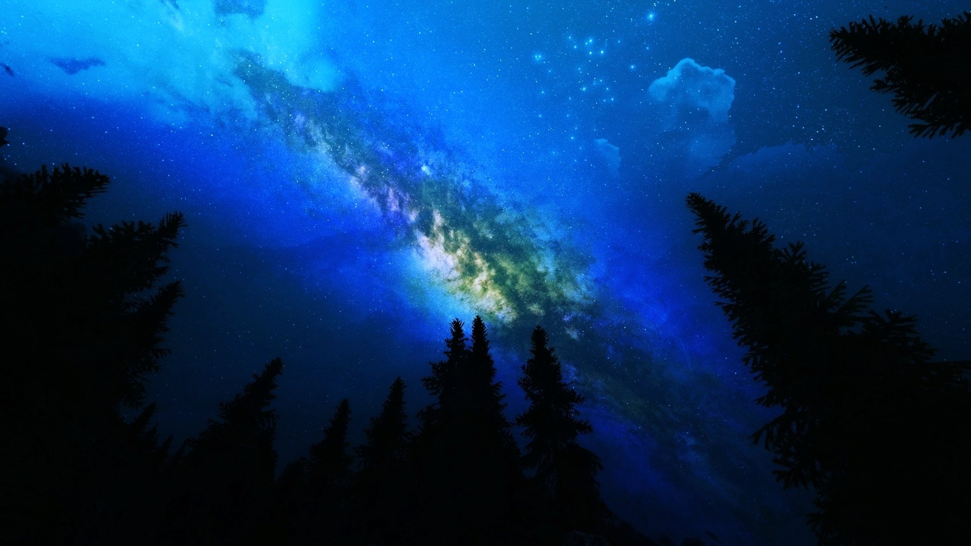 Sci Fi Milky Way 4k Ultra HD Wallpaper | Background Image ...