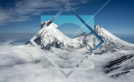 artistic polyscape HD Desktop Wallpaper | Background Image