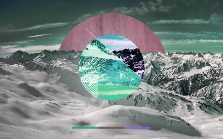artistic polyscape HD Desktop Wallpaper | Background Image
