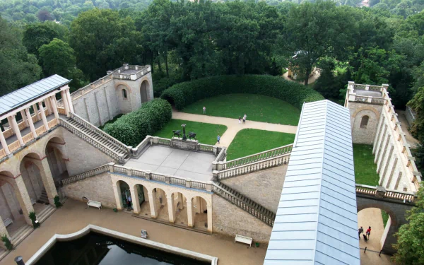 man made Belvedere on the Pfingstberg HD Desktop Wallpaper | Background Image