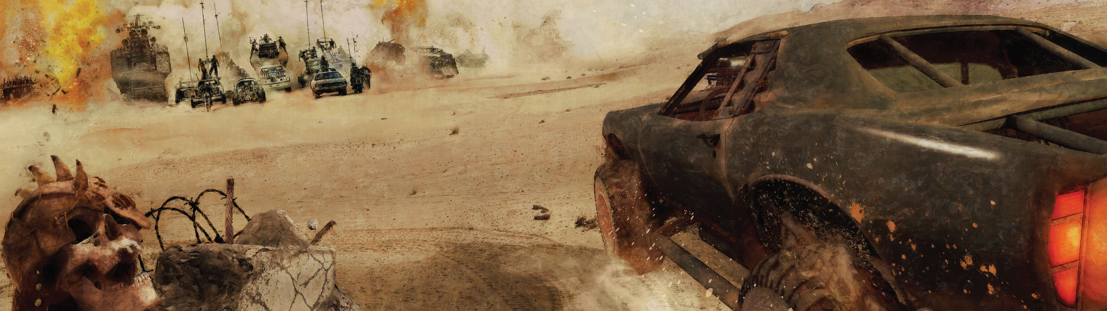 Mad Max Fury Road Hd Wallpaper Background Image 3840x1080 Id Wallpaper Abyss