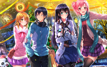 Anime My Teen Romantic Comedy SNAFU 8k Ultra HD Wallpaper by Mark Raquepo