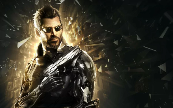 Adam Jensen video game Deus Ex: Mankind Divided HD Desktop Wallpaper | Background Image
