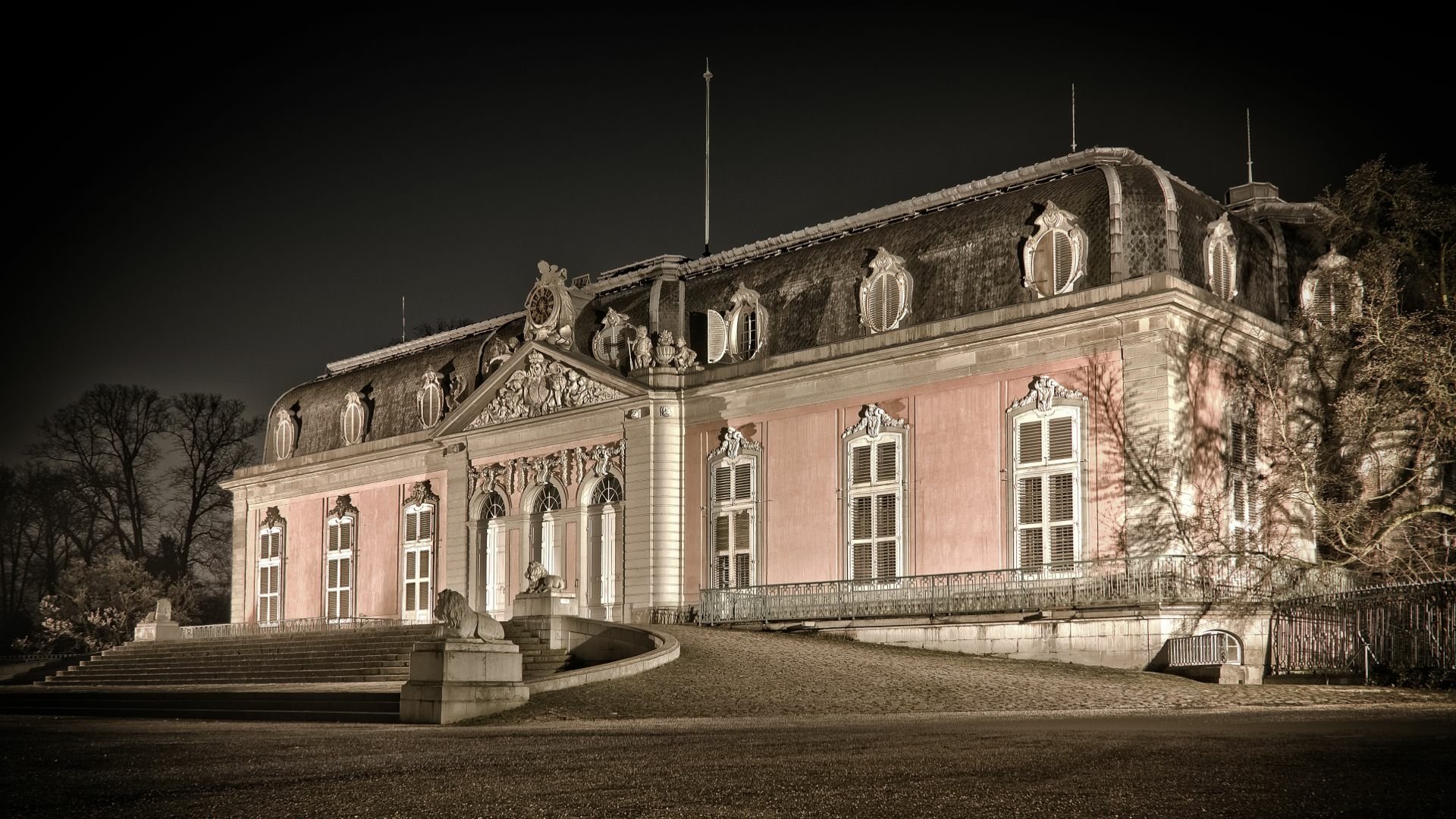 Download Man Made Benrath Palace HD Wallpaper