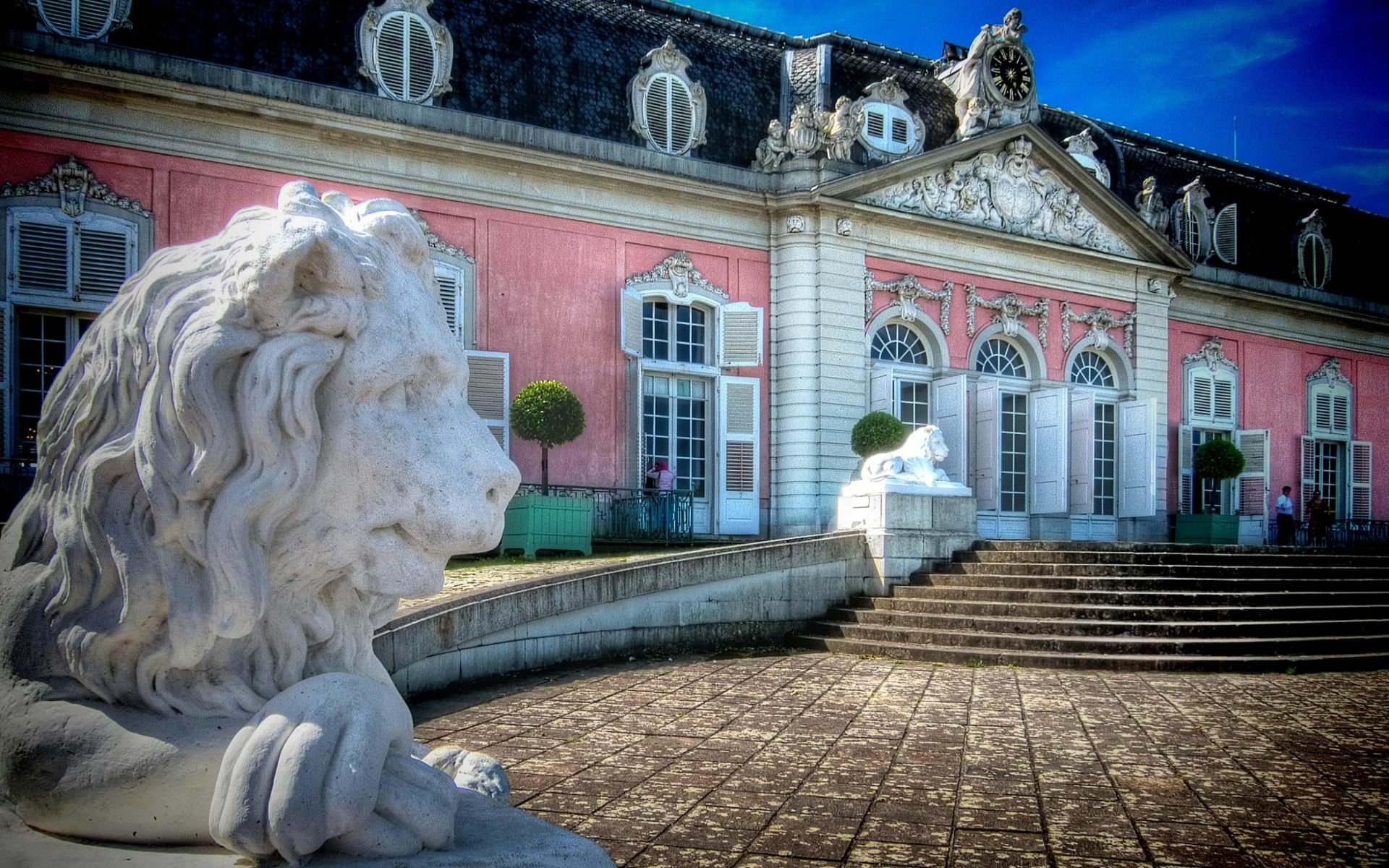 Download Man Made Benrath Palace HD Wallpaper