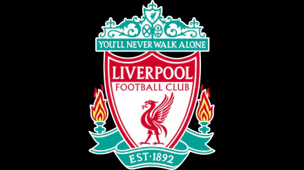 HD wallpaper featuring the Liverpool F.C. crest, showcasing the iconic design with the text You'll Never Walk Alone and elements representing the club's rich history.
