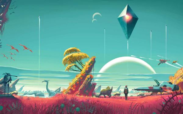 video game No Man's Sky HD Desktop Wallpaper | Background Image