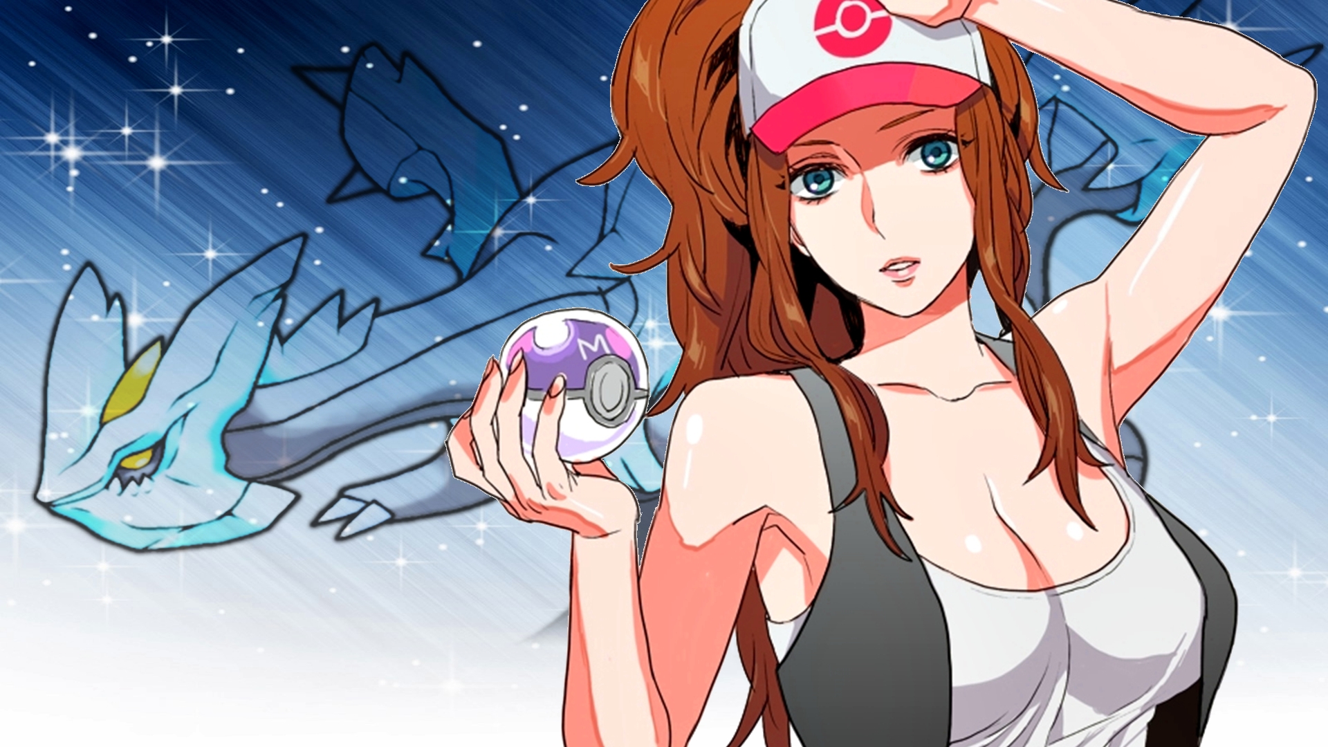 ace trainer (pokemon and 2 more) drawn by tsukishiro_saika