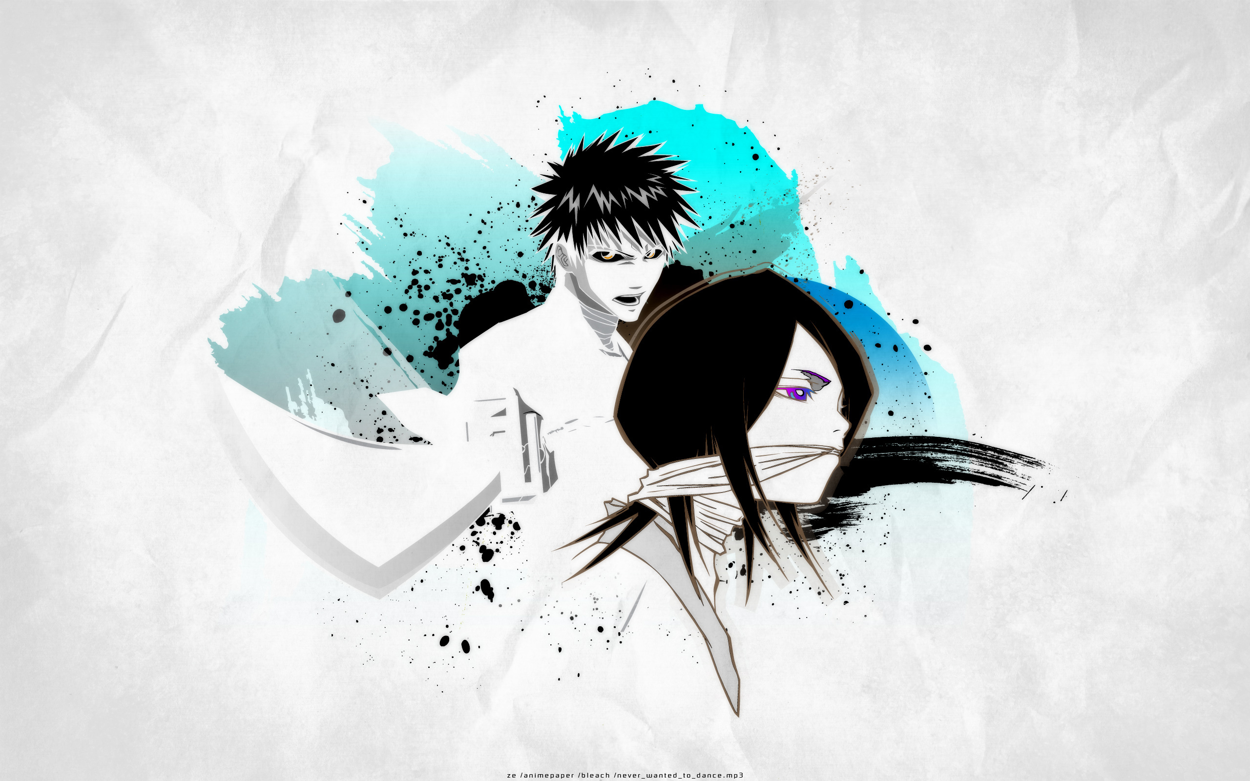 Download Rukia Kuchiki Ichigo Kurosaki Anime Bleach HD Wallpaper