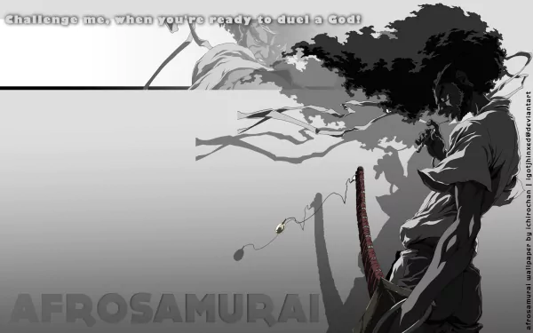 Anime Afro Samurai HD Desktop Wallpaper | Background Image