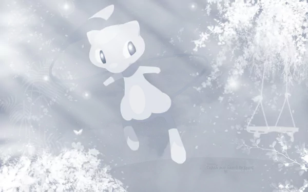 Mew (Pokémon) Anime Pokemon HD Desktop Wallpaper | Background Image