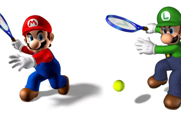 video game Mario Power Tennis HD Desktop Wallpaper | Background Image