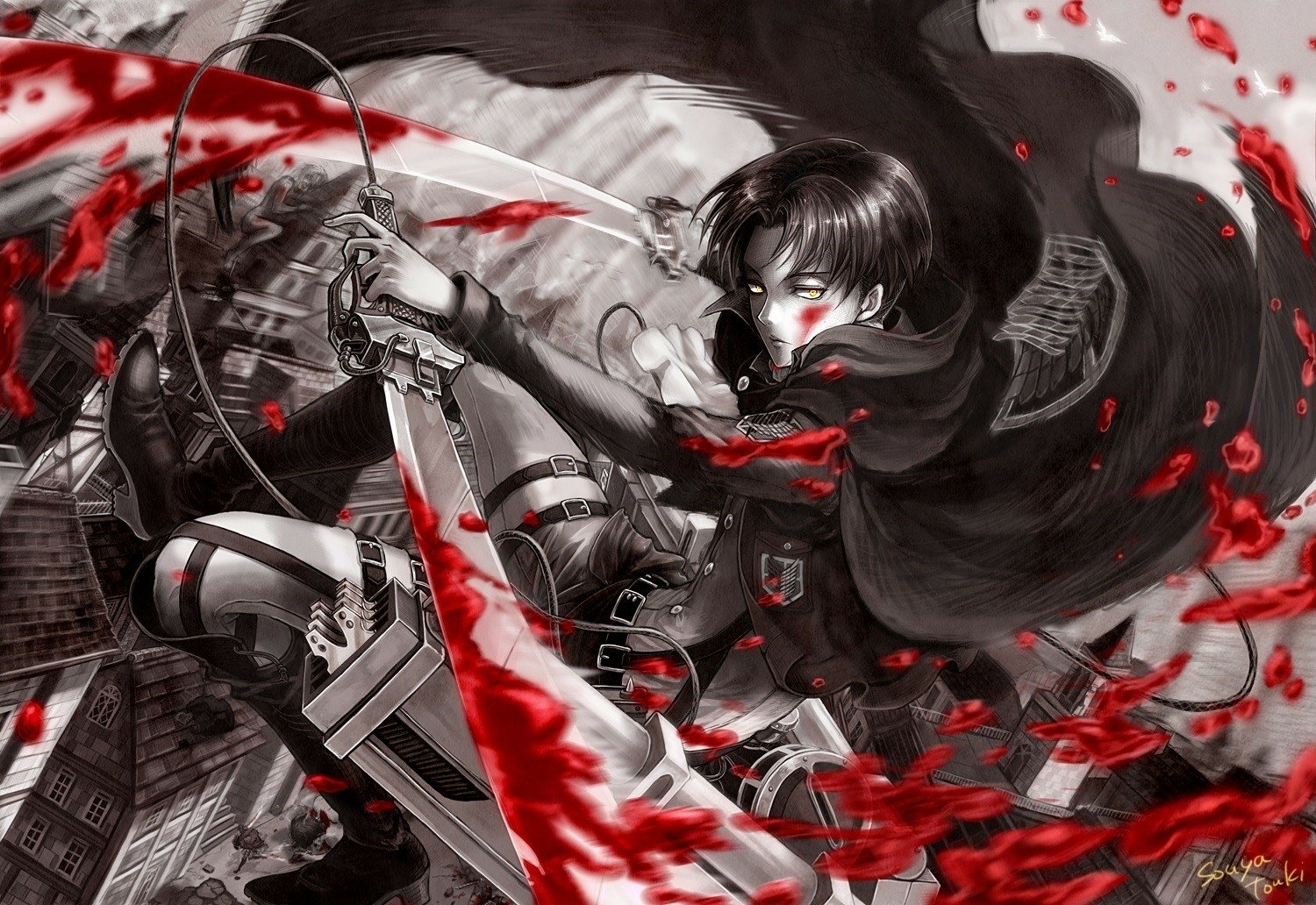 478 Levi Ackerman Fonds d'écran HD | Arrière-Plans - Wallpaper Abyss