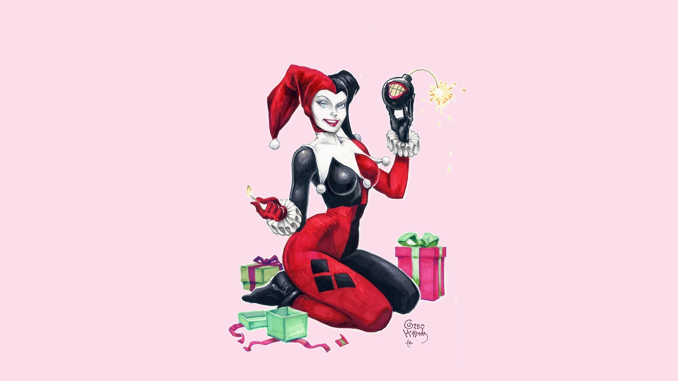 Download Comic Harley Quinn HD Wallpaper