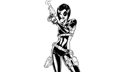 Domino (Marvel Comics) Comic Domino HD Desktop Wallpaper | Background Image