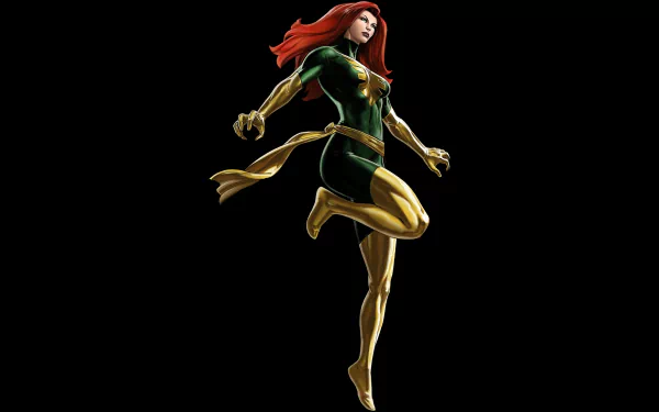 Comic Phoenix (Marvel Comics) HD Desktop Wallpaper | Background Image
