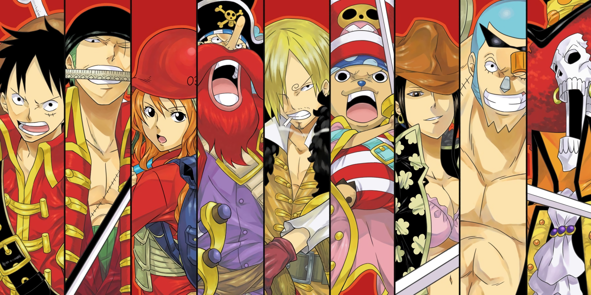 One Piece HD Wallpaper Meet The Straw Hat Pirates By Knockout
