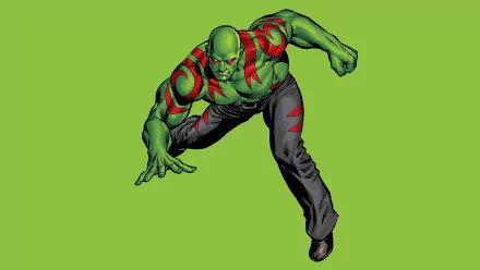 Comic Drax The Destroyer HD Desktop Wallpaper | Background Image