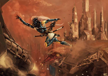 Sci Fi woman warrior HD Desktop Wallpaper | Background Image