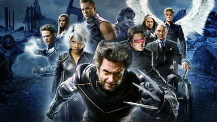 Scott Summers Bobby Drake Iceman (Marvel Comics) Colossus Angel (Marvel Comics) Charles Xavier Beast (Marvel Comics) Cyclops (Marvel Comics) Storm (Marvel Comics) Kitty Pryde Wolverine movie X-Men: The Last Stand HD Desktop Wallpaper | Background Image