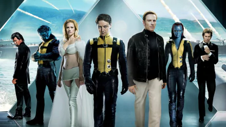 Sebastian Shaw Azazel (Marvel Comics) Beast (Marvel Comics) Charles Xavier Mystique (Marvel Comics) Emma Frost X-Men movie X-Men: First Class HD Desktop Wallpaper | Background Image
