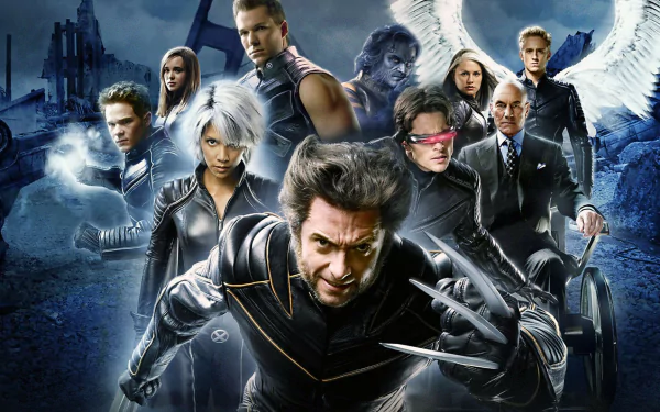 Scott Summers Bobby Drake Iceman (Marvel Comics) Colossus Angel (Marvel Comics) Charles Xavier Beast (Marvel Comics) Cyclops (Marvel Comics) Storm (Marvel Comics) Kitty Pryde Wolverine movie X-Men: The Last Stand HD Desktop Wallpaper | Background Image