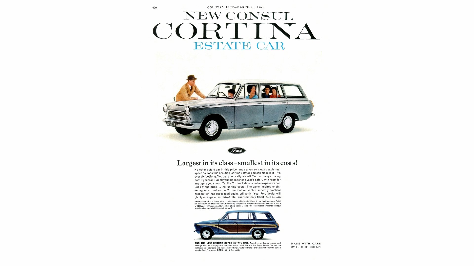 Download Vehicle Ford Cortina 8k Ultra HD Wallpaper