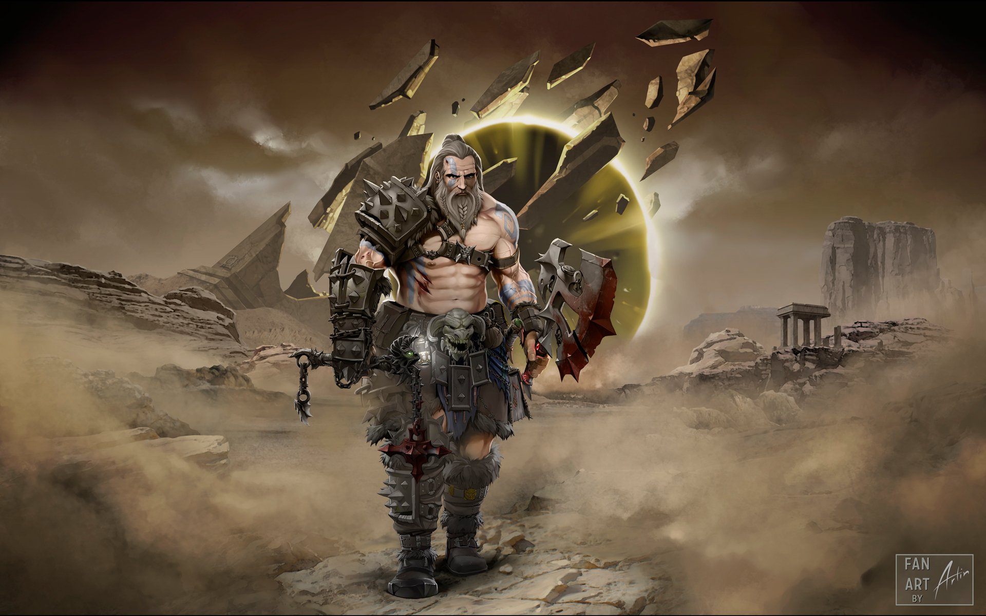 Download Barbarian (Diablo III) Video Game Diablo III HD Wallpaper