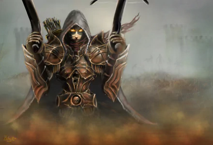 Demon Hunter (Diablo III) video game Diablo III HD Desktop Wallpaper | Background Image