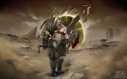 Barbarian (Diablo III) video game Diablo III HD Desktop Wallpaper | Background Image