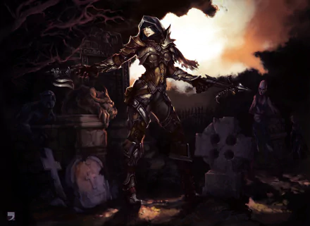 Demon Hunter (Diablo III) video game Diablo III HD Desktop Wallpaper | Background Image