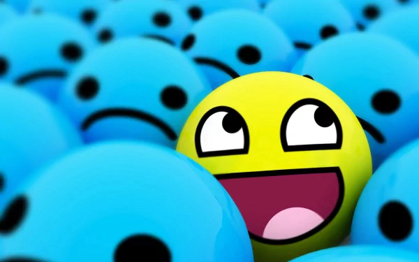 funny smiley HD Desktop Wallpaper | Background Image