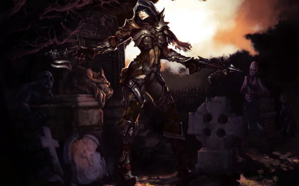 Demon Hunter (Diablo III) video game Diablo III HD Desktop Wallpaper | Background Image