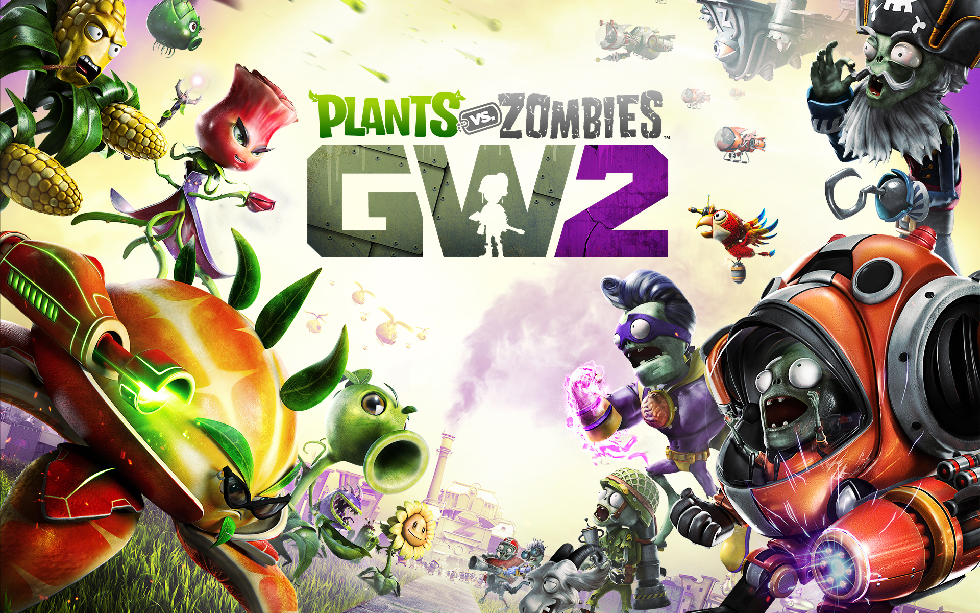 Video Game Plants Vs. Zombies: Garden Warfare 2 HD Wallpaper | Background Image