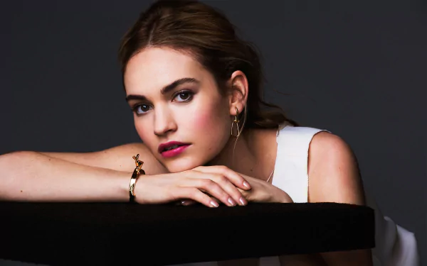 Celebrity Lily James HD Desktop Wallpaper | Background Image