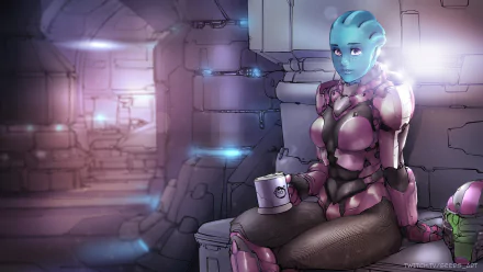 Liara T'Soni video game Mass Effect HD Desktop Wallpaper | Background Image