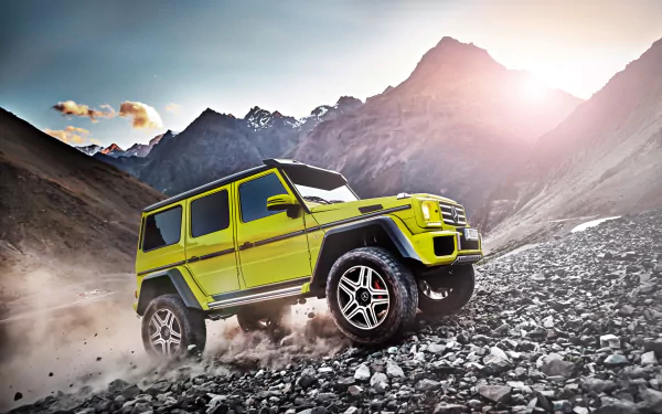 Mercedes-Benz G500 4x4 vehicle Mercedes-Benz G500 HD Desktop Wallpaper | Background Image