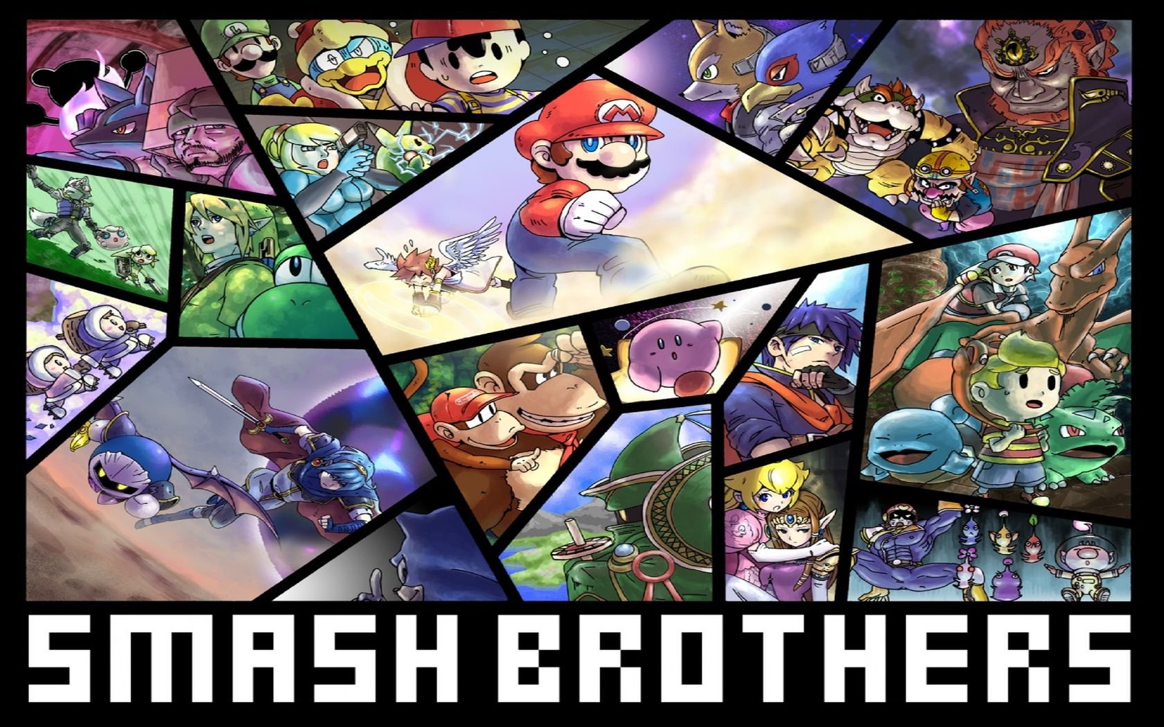 super smash bros brawl sonic wallpaper