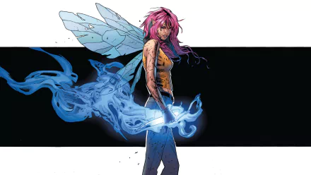 Comic Pixie HD Desktop Wallpaper | Background Image