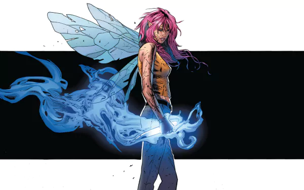 Comic Pixie HD Desktop Wallpaper | Background Image