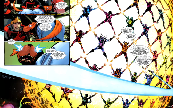 Comic Celestials HD Desktop Wallpaper | Background Image