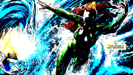 Mera (DC Comics) Comic Aquaman HD Desktop Wallpaper | Background Image
