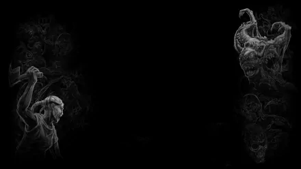 video game Chainsaw Warrior HD Desktop Wallpaper | Background Image