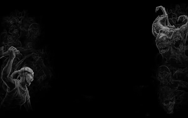 video game Chainsaw Warrior HD Desktop Wallpaper | Background Image