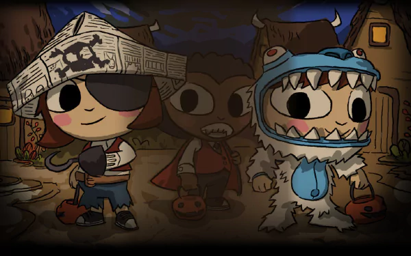 video game costume quest HD Desktop Wallpaper | Background Image