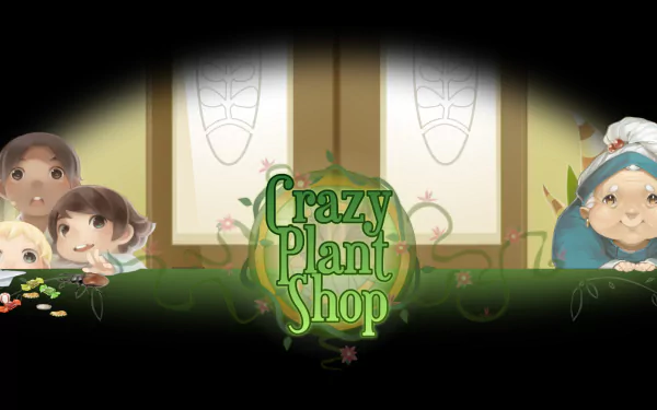 video game Crazy Plant Shop HD Desktop Wallpaper | Background Image