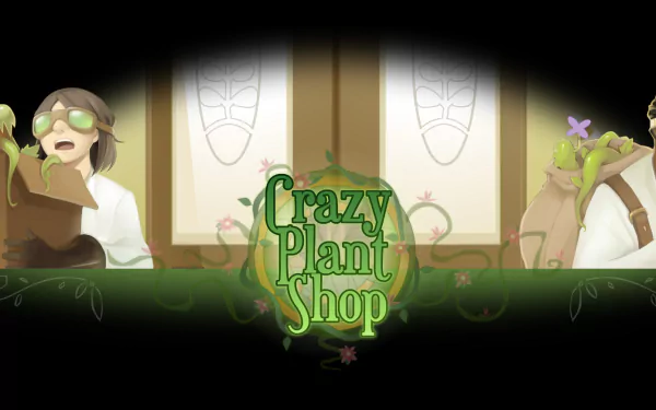 video game Crazy Plant Shop HD Desktop Wallpaper | Background Image