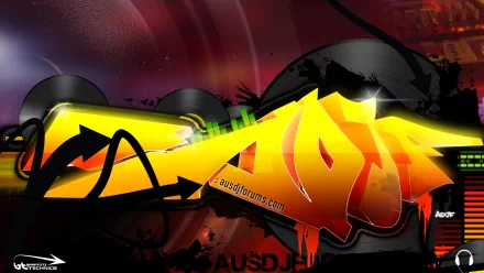 HD desktop wallpaper featuring vibrant, artistic graffiti with tags rossle, riccio, and stani, blending shades and designs that evoke life and creativity.