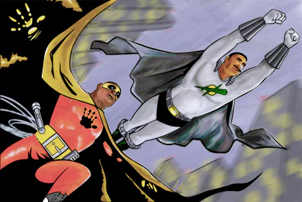 Comic Meteor Man HD Desktop Wallpaper | Background Image