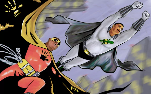 Comic Meteor Man HD Desktop Wallpaper | Background Image